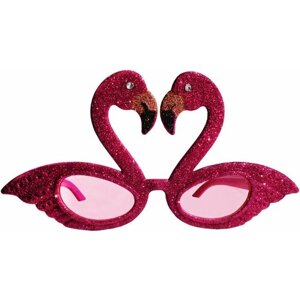 Карнавальные очки "Фламинго", 20х10,5 см, 1шт в упаковке
