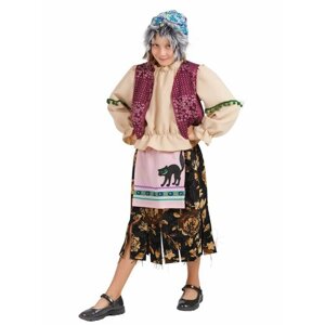 Карнавальный костюм детский Баба Яга