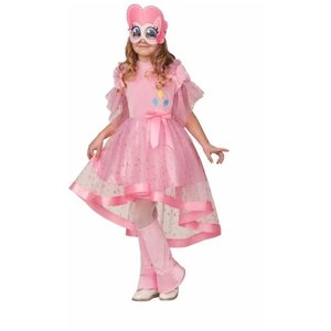 Карнавальный костюм "Пинки Пай", платье, маска, гетры, р. 26, рост 104 см