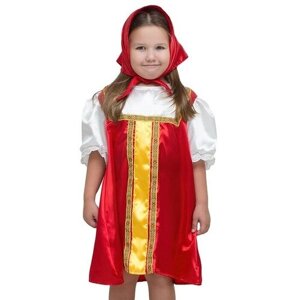 Карнавальный костюм "Плясовой", цвет красный, 5-7 лет, рост 122-134 2355