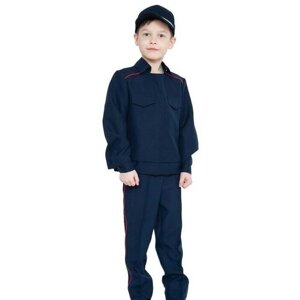 Карнавальный костюм 'Полицейский ППС'рубашка, брюки, кепка, р. M, рост 128-134 см
