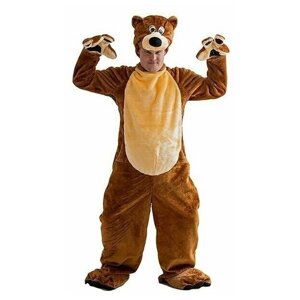 Карнавальный костюм взрослый Бурый медведь рост 180 см