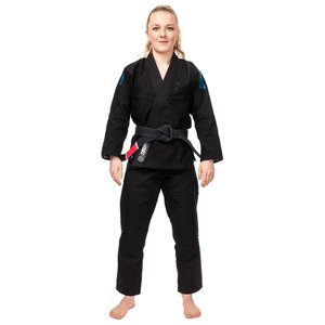 Кимоно для джиу-джитсу tatami fightwear без пояса, черный