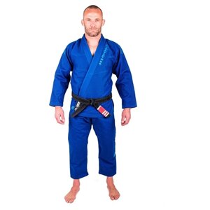 Кимоно для джиу-джитсу tatami fightwear без пояса, размер A3, синий