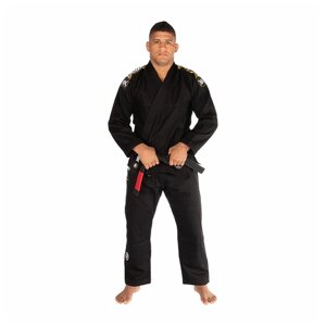 Кимоно для джиу-джитсу tatami fightwear с поясом, размер A1, черный