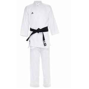 Кимоно для карате подростковое AdiLight WKF белое (размер 145 см)