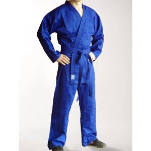 Кимоно для рукопашного боя Эквоис с поясом, размер 110, синий
