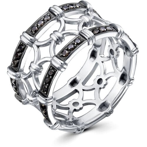 Кольцо Diamant online, белое золото, 585 проба, бриллиант, размер 18