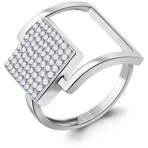 Кольцо Diamant online, серебро, 925 проба, кристалл, размер 17.5
