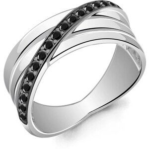 Кольцо Diamant online, серебро, 925 проба, кристалл, размер 19.5