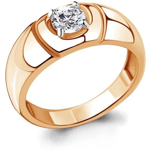 Кольцо Diamant online, золото, 585 проба, фианит, размер 21