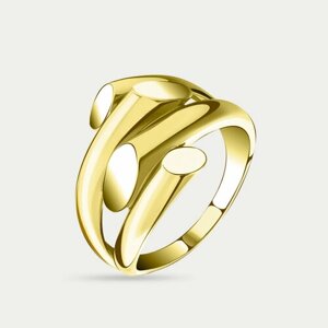 Кольцо GOLD CENTER, желтое золото, 585 проба, размер 18.5