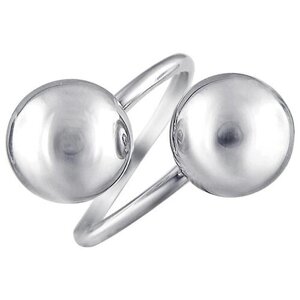 Кольцо из серебра с шариками