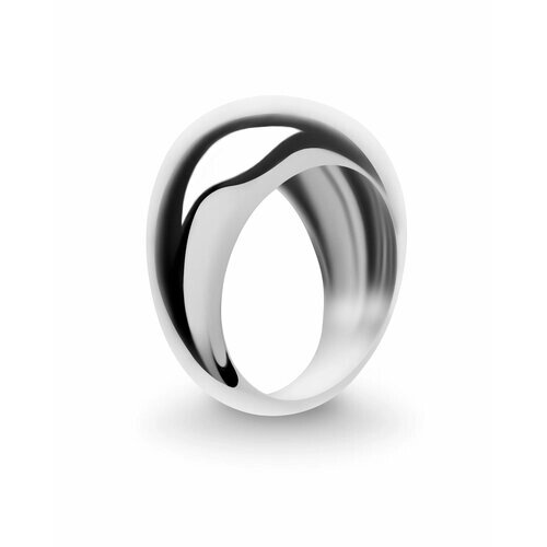 Кольцо MOSSA Кольцо Hollywood silver silver серебро, 925 проба, серебрение, размер 17.2, серебряный
