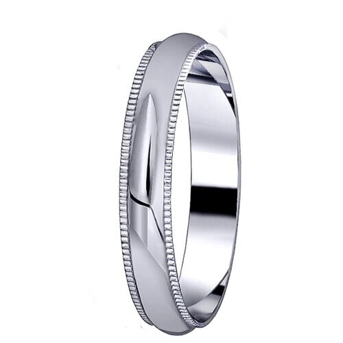 Кольцо обручальное 10-700с из серебра размер 16.5