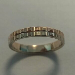 Кольцо обручальное Diamant online, золото, 585 проба, размер 17