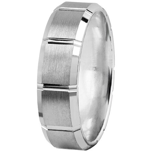 Кольцо Обручальное Юверос КМ 604 из серебра размер 18.5