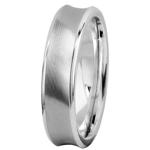 Кольцо обручальное Юверос серебро, 925 проба, размер 21, белый
