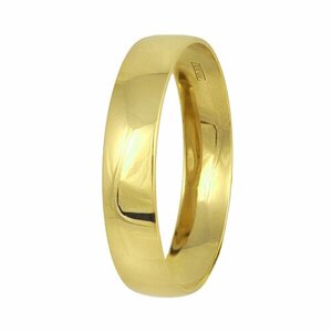 Кольцо обручальное Юверос, золото, 585 проба, размер 17.5