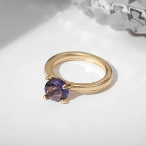 Кольцо, размер 17, фиолетовый