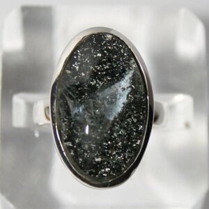 Кольцо True Stones, кварц, размер 18, черный