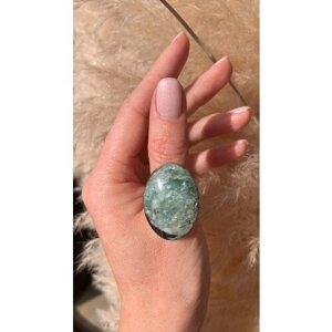 Кольцо True Stones, размер 20, черный, зеленый
