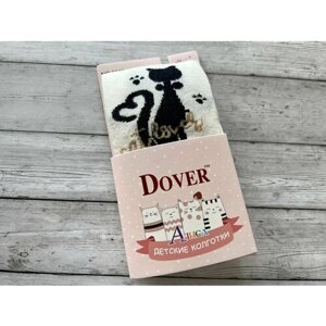 Колготки Dover для девочек, классические, размер 104-116, бежевый