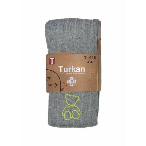 Колготки Turkan, 200 den, размер 104-116, серый