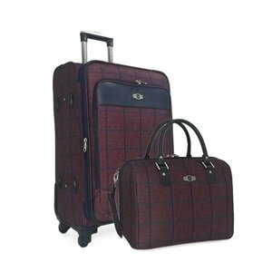 Комплект чемоданов Borgo Antico, бордовый