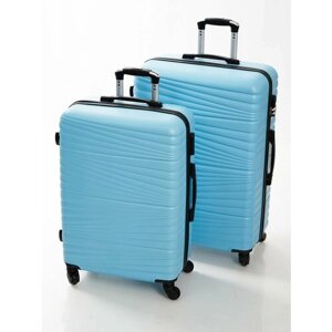 Комплект чемоданов Feybaul 31680, 65 л, размер S/M, голубой