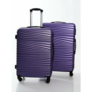 Комплект чемоданов Feybaul 31682, 65 л, размер S/M, фиолетовый