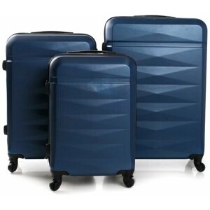 Комплект чемоданов Feybaul, размер L, синий