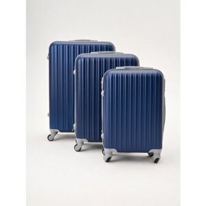 Комплект чемоданов Feybaul, размер S/M/L, синий