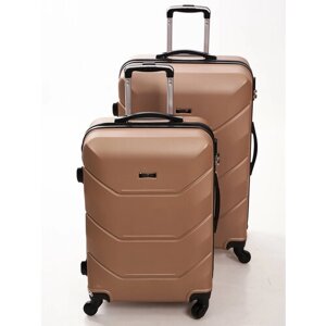 Комплект чемоданов Freedom 31591, 65 л, размер S/M, бежевый, желтый