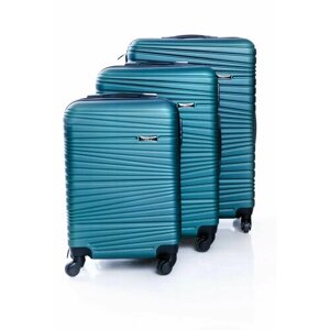 Комплект чемоданов Freedom, зеленый