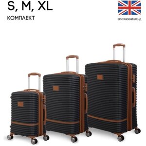 Комплект чемоданов IT Luggage, 159 л, размер L+черный