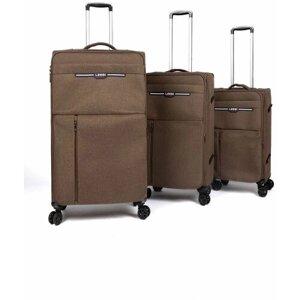 Комплект чемоданов Leegi, размер L, коричневый
