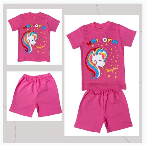 Комплект одежды Akzar Kids, размер 7, бордовый