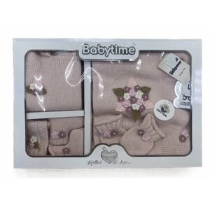 Комплект одежды BabyTime для девочек, размер 56, розовый