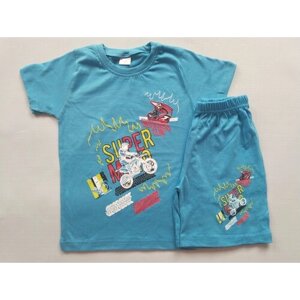 Комплект одежды Chechak kids, размер 98-104, голубой
