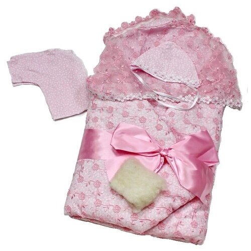 Комплект одежды детский, размер 56, розовый