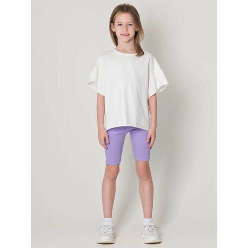 Комплект одежды FUN. TUSA, размер 140-146, белый, лиловый