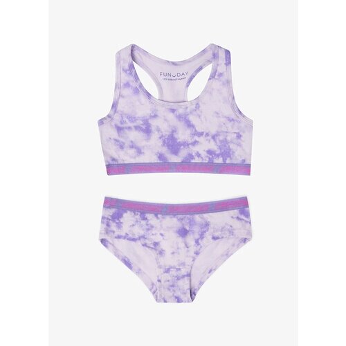 Комплект одежды Funday, размер 146/152, фиолетовый
