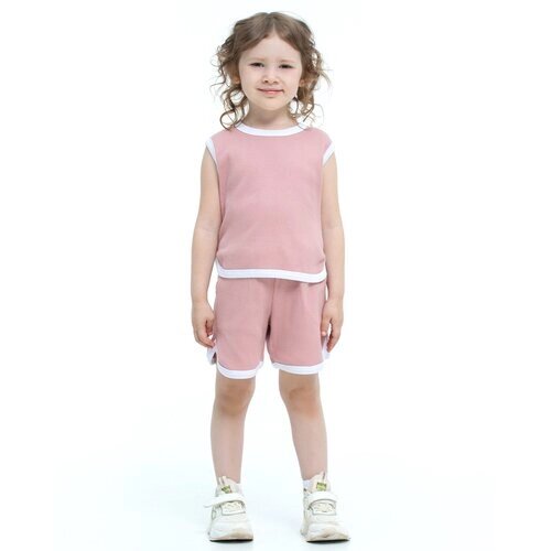 Комплект одежды GolD, размер 104, розовый