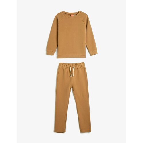 Комплект одежды KOTON, размер 9-12 месяцев, коричневый