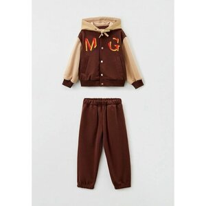 Комплект одежды MiaGia, размер 110/116, коричневый
