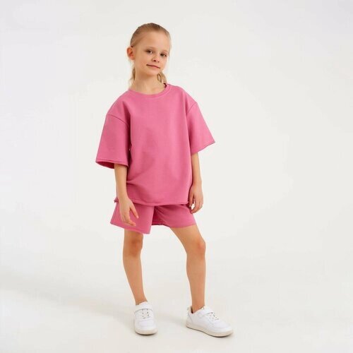 Комплект одежды Minaku, размер 122, розовый