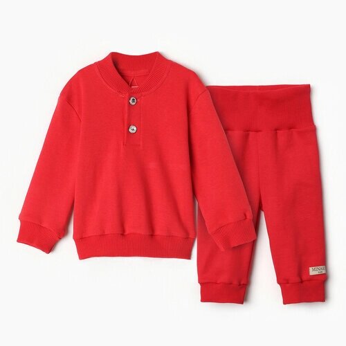 Комплект одежды Minaku, размер 86/92, красный