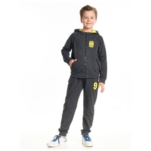Комплект одежды Mini Maxi для мальчиков, брюки и толстовка, повседневный стиль, размер 92, черный