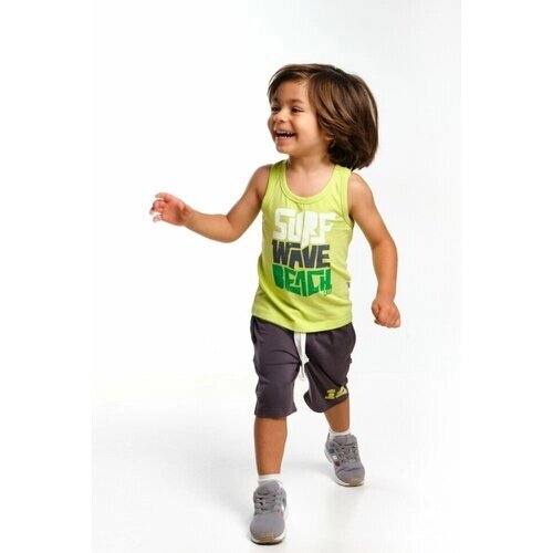 Комплект одежды Mini Maxi для мальчиков, повседневный стиль, размер 86, зеленый